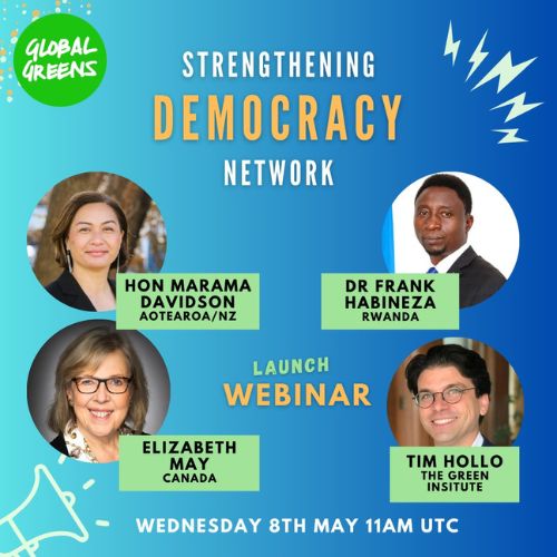 Join Global Green Leaders to discuss democracy - Strengthening Democracy Network